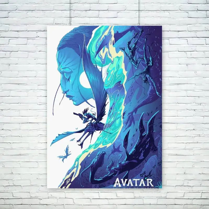 A-Avataras T-Būdas W-Vandenys PLAKATAS Plakatas Sienos Nuotraukas Kambarį Patenka Dekoras