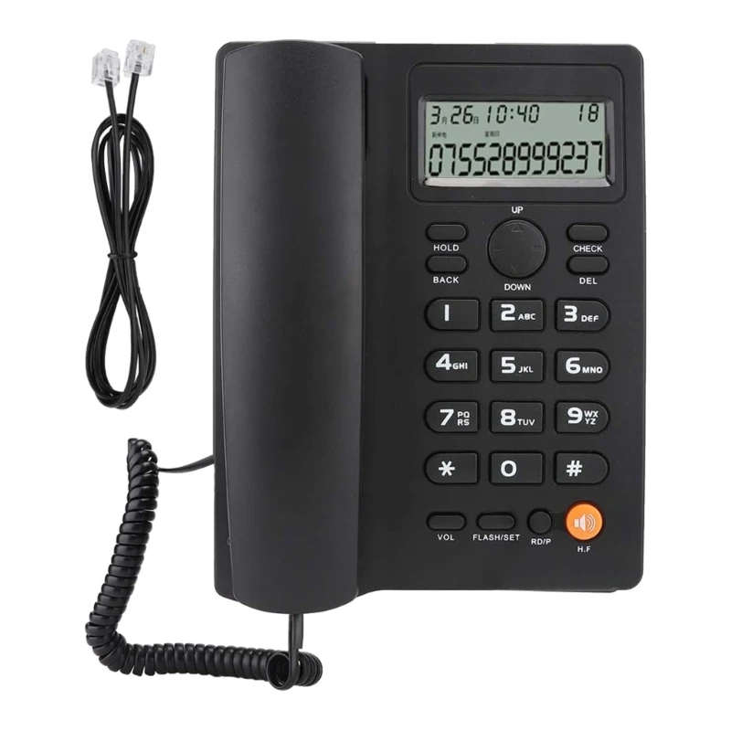 Fiksuotojo ryšio Telefono KX-T2025 Skambinančiojo Ekranu Corded pagalba Telefonu Home Office