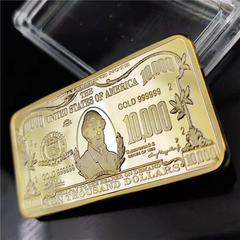 JAV 10000 monetų MUMS Progines monetas, JAV prezidento monetų Aikštėje auksą, padengtą užsienio Proginės monetos