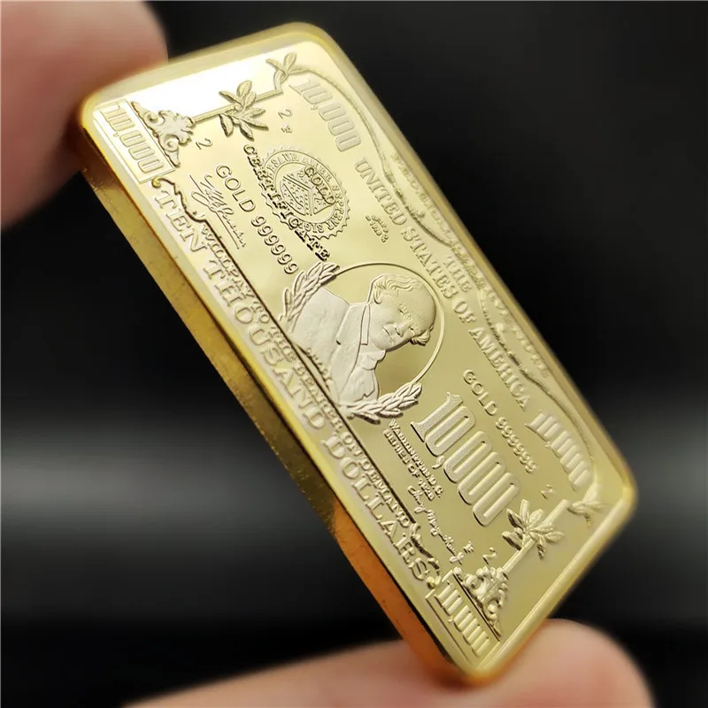 JAV 10000 monetų MUMS Progines monetas, JAV prezidento monetų Aikštėje auksą, padengtą užsienio Proginės monetos