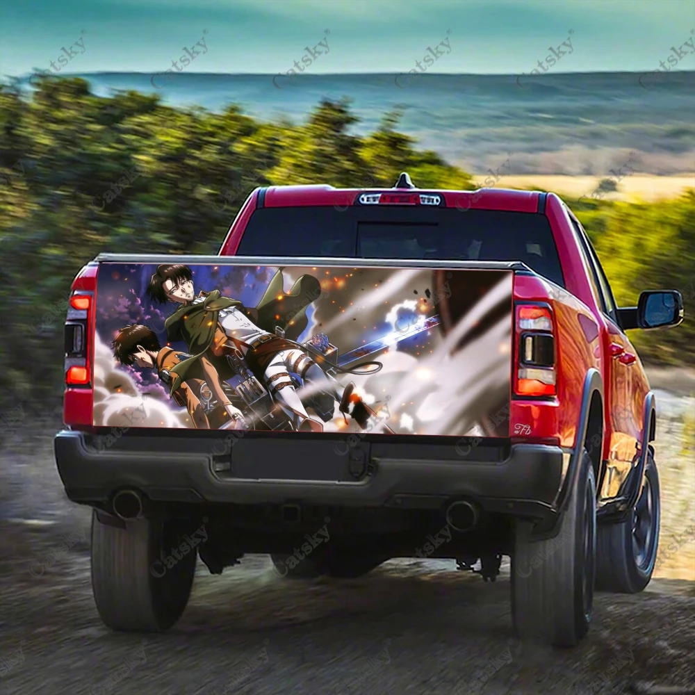 Išpuolis Titan Automobilių lipdukai sunkvežimių galiniai pakeitimo tapybos tinka sunkvežimių skausmas pakavimo reikmenys, lipdukai