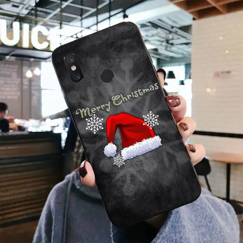 Naujųjų Metų Kalėdų Telefoną Atveju Xiaomi Mi 5X 8 9 10 11 12 lite pro 10T PocoX3pro PocoM3 10 Pastaba pro lite