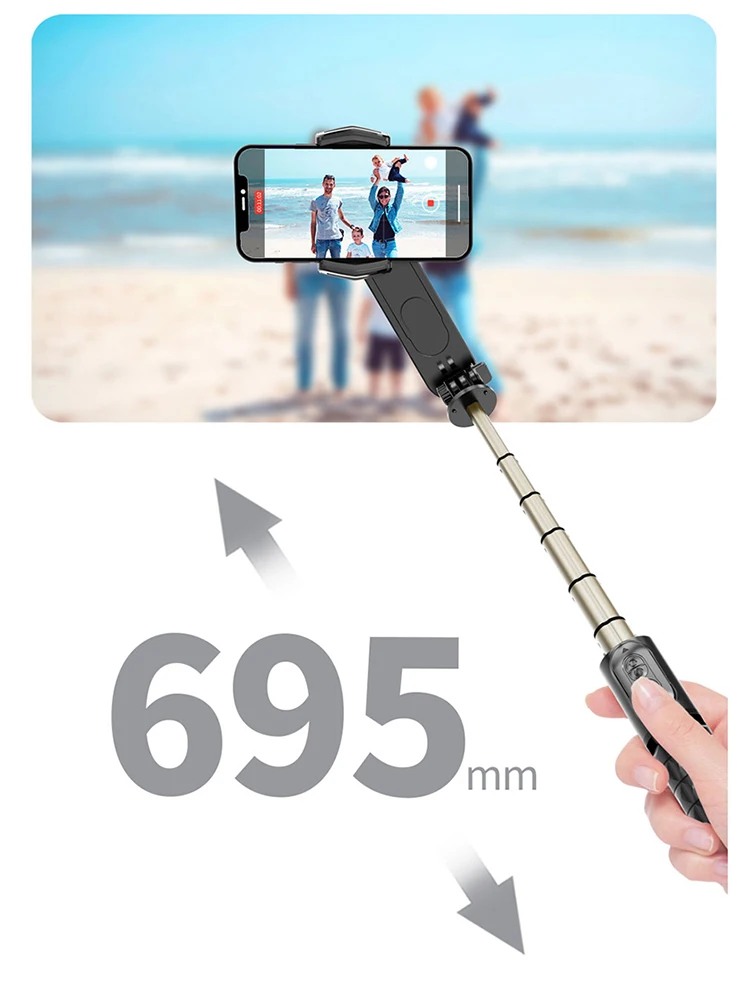 Naujas mini selfie stick integruotas multi-funkcinis Bluetooth užpildyti šviesos, kamera, telefono stovas., anti-shake trikojo