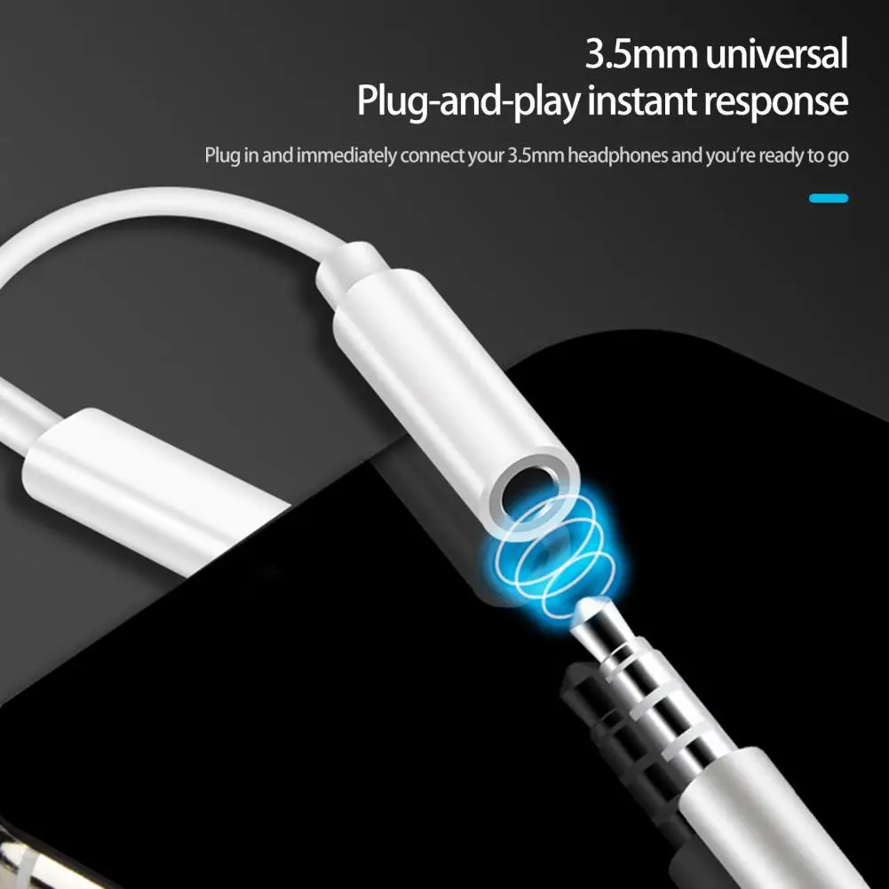 Garso Adapteris Kabelio Žaisti Stabilus Signalas neardomieji Apple Uosto 3.5 mm Audio Converter Kabelis Mobiliųjų Telefonų Priedų