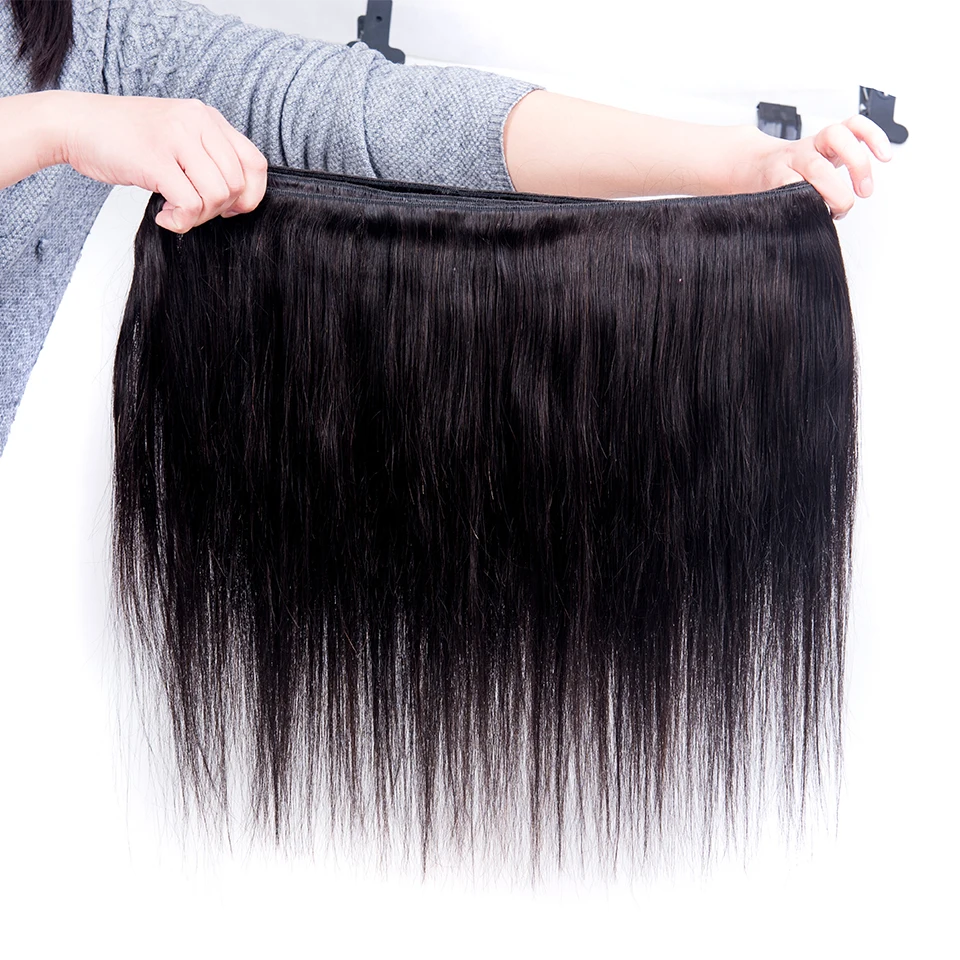 Brazilijos Plaukų Ryšulių Tiesiai Žmogaus Plaukų Pynimas Ryšulių Remy Plaukų Pratęsimo Gamtos Juoda Spalva 8-30 Cm Moterims
