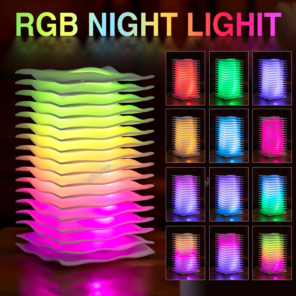 2000mah RGB Atmosfera Lempos Naktį Žibintai 4010 Lemputė Karoliukai Nuotolinio Valdymo pultas + Touch RGB LED Muzikos Ritmas, Aplinkos Šviesos