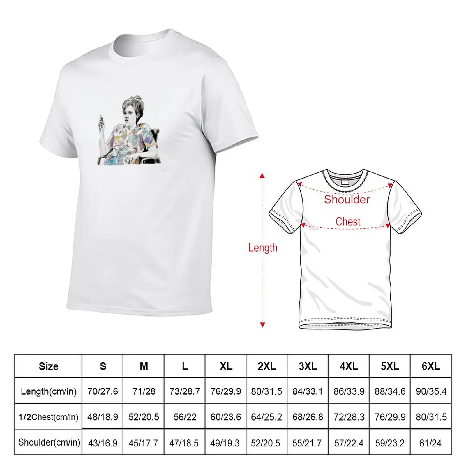 Nauja MISS RAFFERTY/ KATE MCKINNON - Grafito & Akrilo Piešimo T-Shirt plius dydžio sportinius marškinėlius, mielas drabužių mens medvilnės t shirts