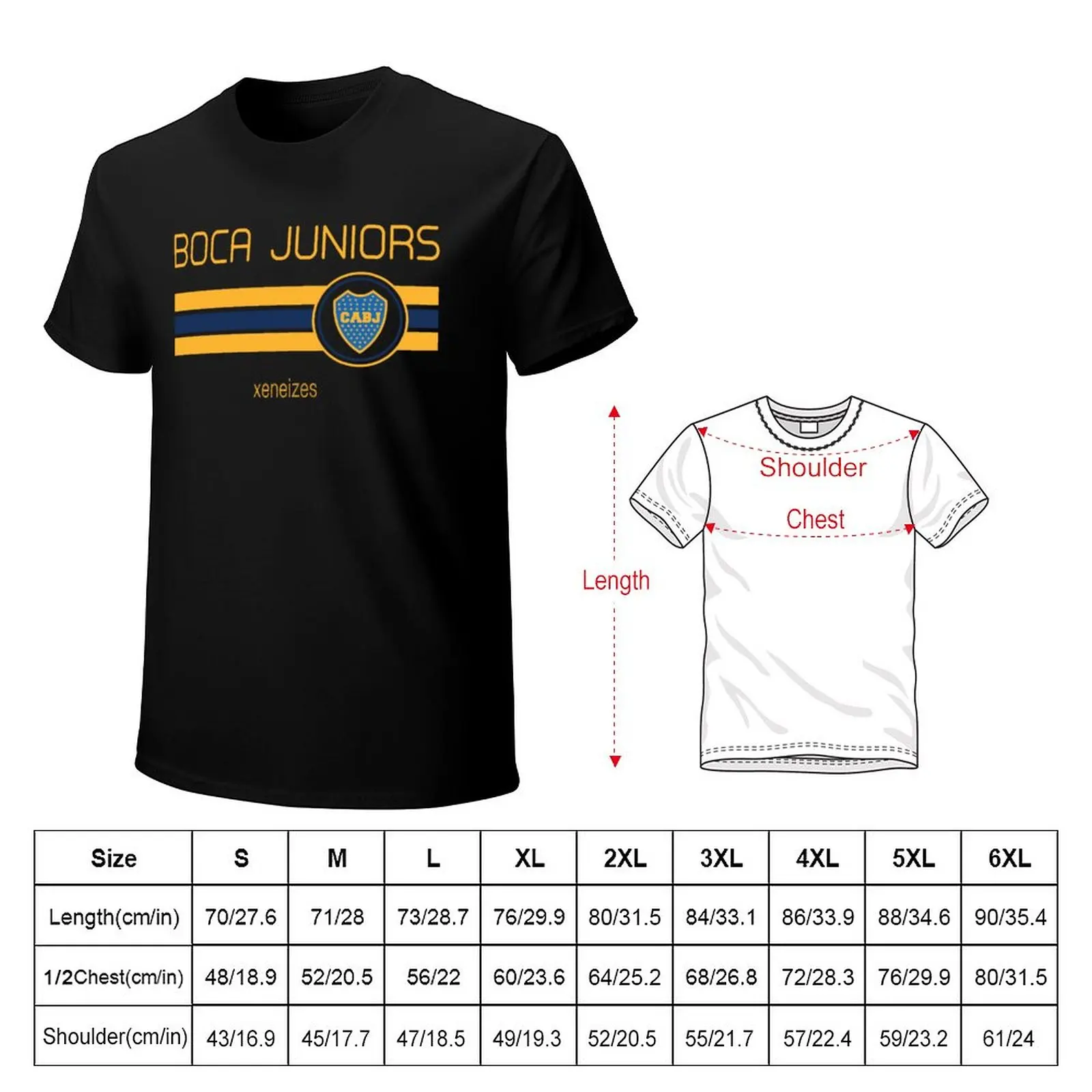 Superliga - Boca Juniors (Namų Navy) T-Shirt tuščią t marškiniai plius dydis viršūnes mens medvilnės t shirts