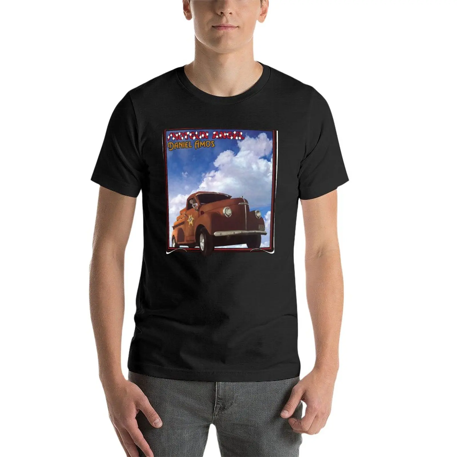 Daniel Amos - Shotgun Angelas T-Shirt plius dydis viršūnes vasaros drabužius vyrams grafinis t marškinėliai