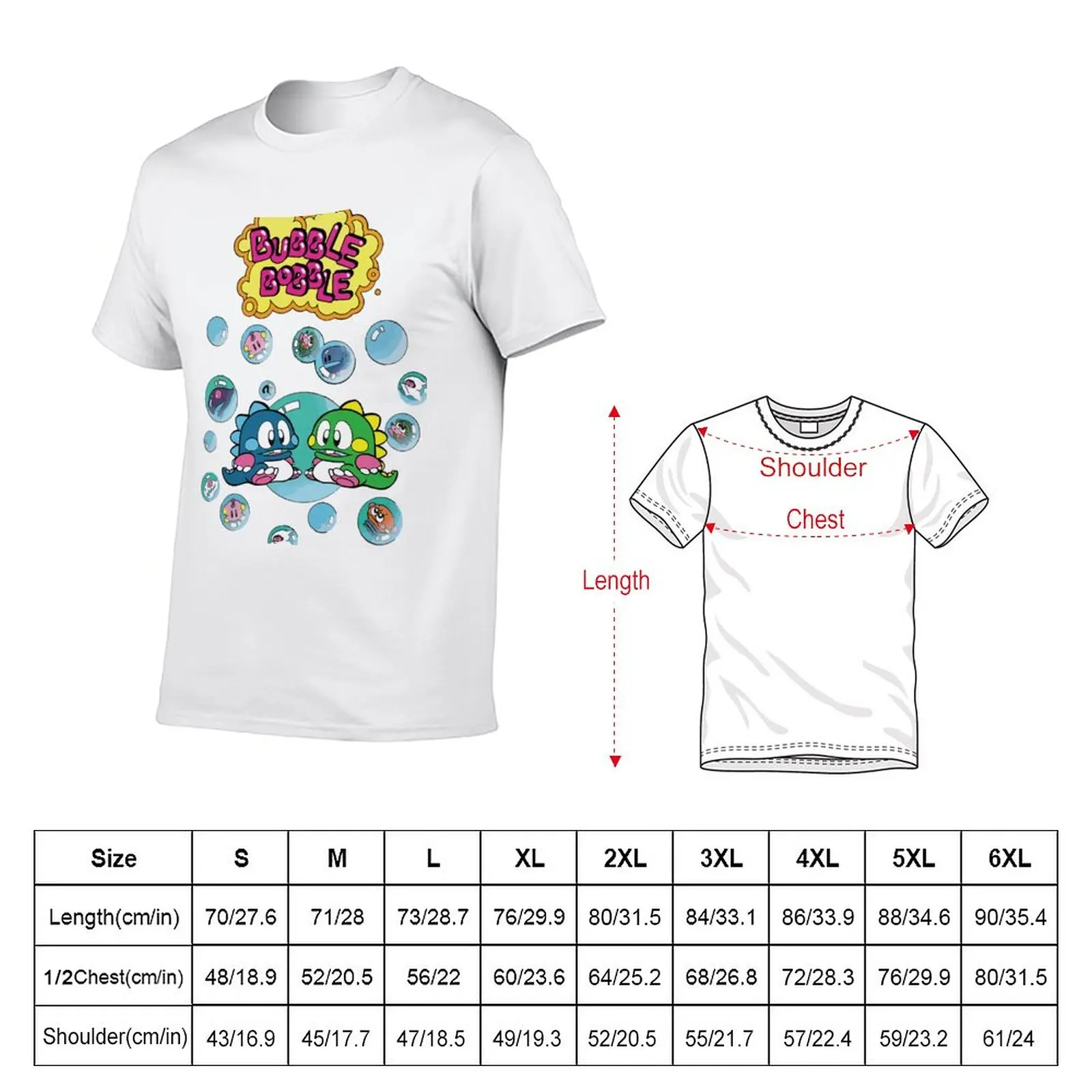 Naujas Bubble Bobble T-Shirt juoda marškinėliai anime drabužiai berniukams, baltos spalvos sportinius marškinėlius, grafika t shirt mens t shirts