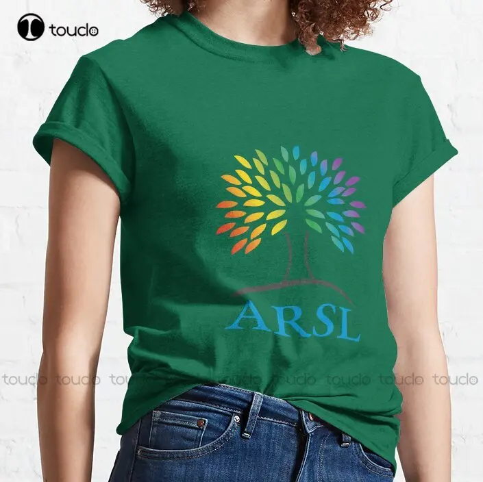 ARSL Pride Logotipu Klasikiniai Marškinėliai Kalėdų Dovana, Skaitmeninis Spausdinimas Tee Marškinėliai Xs-5Xl Mados Marškinėlius Vasaros Unisex Streetwear