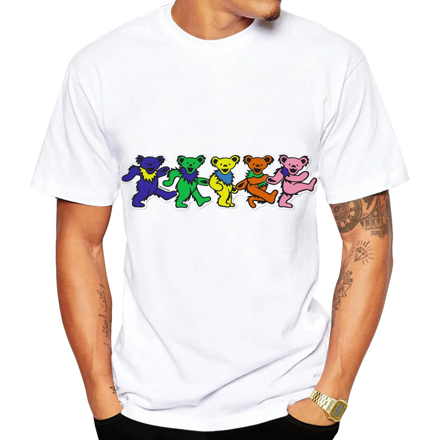 2023 Naujausias Mados 3D Spausdinimo Grateful Dead Marškinėlius Cool Trumpas Rankovėmis Tees Vyrų/Moterų Megztinis Viršūnes Karštą Vasaros Unisex Marškinėliai