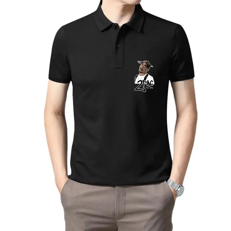 Golfo drabužiai vyrams Vyrams 2pac Spausdinti Vasaros Mados Įgulos Kaklo Aukštos Kokybės naujovė moterų polo marškinėliai vyrams