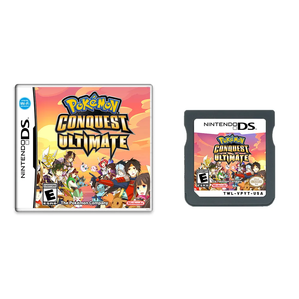NAUJAS DS Žaidimo Kasetė Vaizdo Žaidimų Konsolės Kortelės Pokemon Serijos Pokemon Užkariavimo Ultimate Su Dėžutės anglų Versija NDS/3DS/2DS