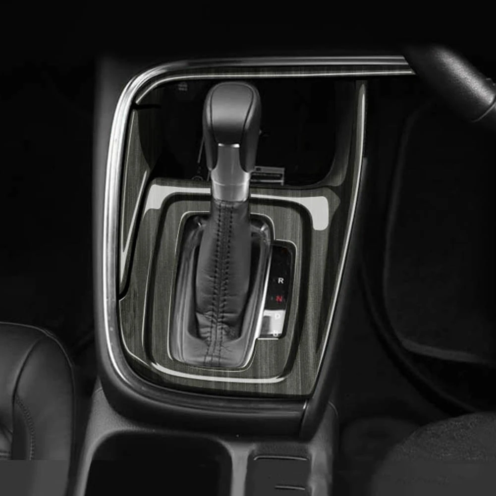 3Pcs Medienos Grūdų Centrinio Pavarų Perjungimo Skydelis Valdymo Skydas Decal Honda HRV HR-V XRV XR-V 2021 2022 2023 RHD