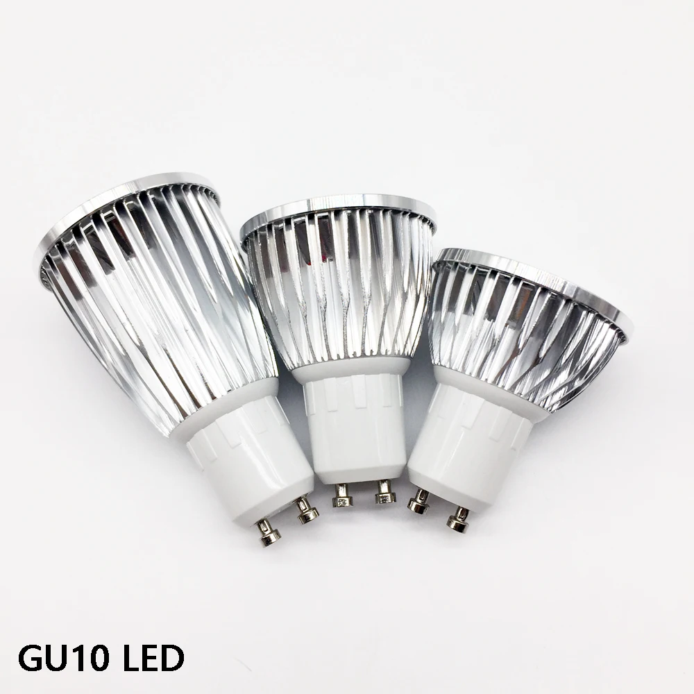 1pcs Super Ryškus LED Prožektoriai, Lemputės, GU10 Led Šviesos 110V, 220V AC 3W 5W 7W LED GU5.3 GU10 COB LED lempos lemputė GU10 led GU5.3