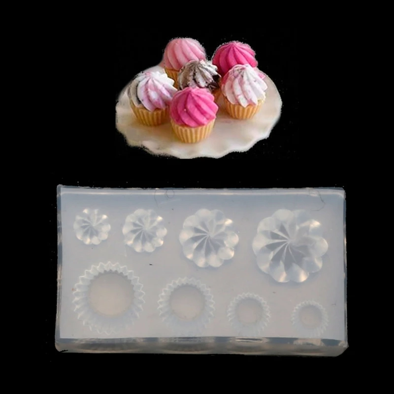 3D mažą Stiklinį Butelį Dervos Pelėsių Gerti Jar Goblet Taurės Imituojamas Maisto Mini Tortas