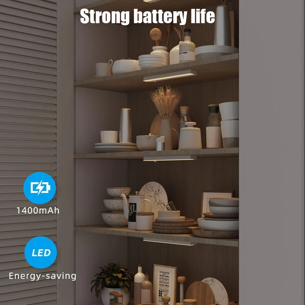 Xiaomi Naktį Šviesa Su Judesio davikliu Įkraunamas USB Belaidžio Naktį Led Lempos Laikas Nuotolinio Valdymo Miegamojo, Virtuvės Spintelė