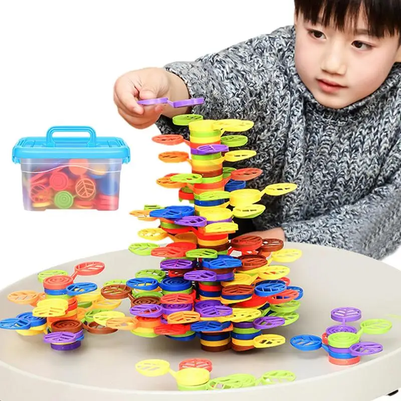 Krovimas Medžio Montessori Krovimas Mokymosi Playset Balansas Blokai Puzzle Įdomus Švietimo Veiklos Balansavimo Žaidimas