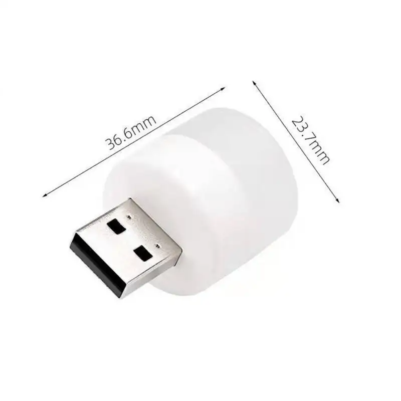 Įkraunamas USB LED Nakties Šviesos Maža Apvali Lempa Nešiojama Lempa Kompiuterio, Mobiliojo Galios Lempos Kambarį Miegamojo Lovos Vonios kambarys