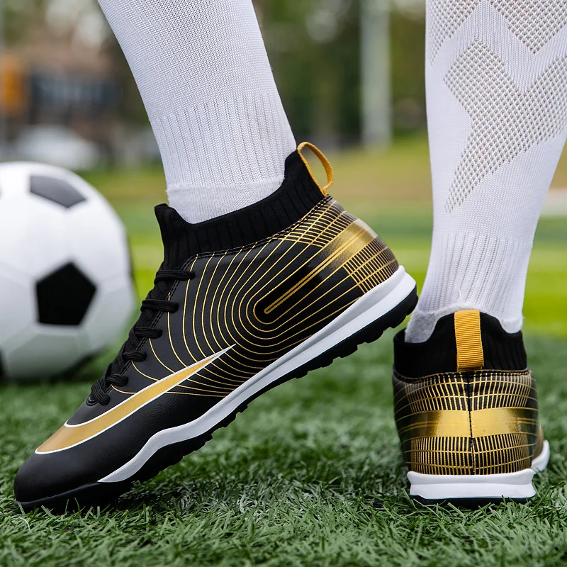 Kokybės Chuteira Visuomenės Futbolo Batai Haaland Didmeninė Trinkeles Futbol Anti-Slip Mados Futbolo Bateliai Futsal Mokymo Sneaker