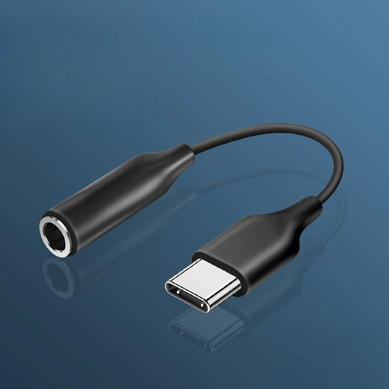 2-in-1 Audio Adapteris, USB, C-3.5 mm Jack Tipo C Įkrovimo Aux Kabelis 