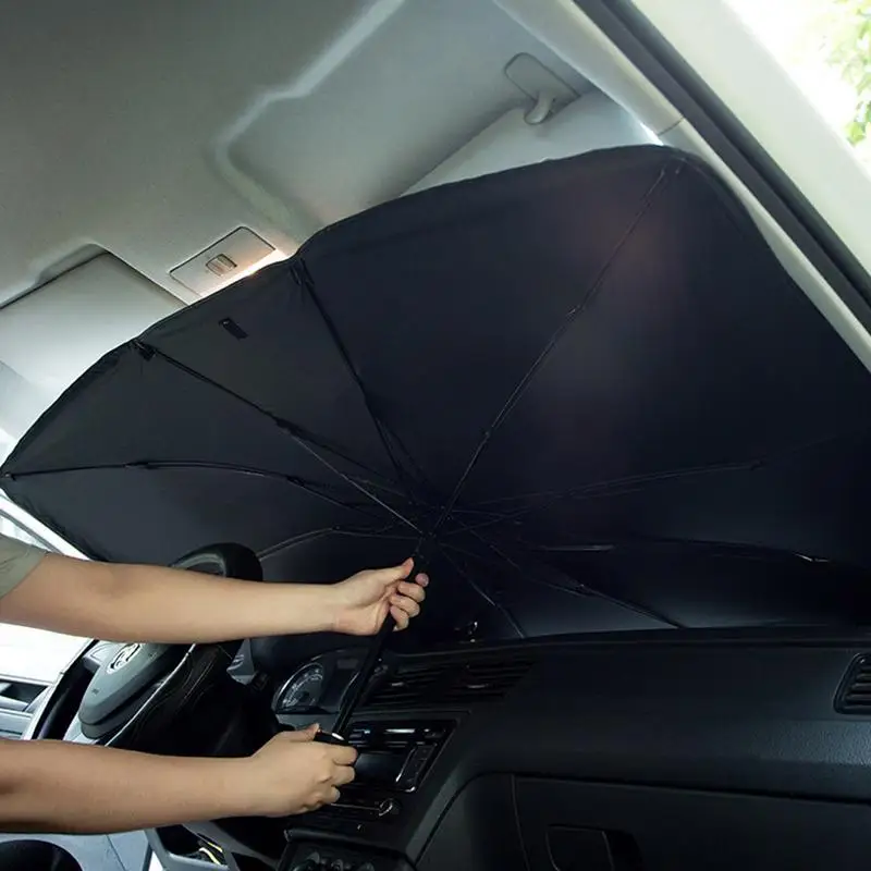 Automobilių Skėtis nuo Saulės Pavėsyje Padengti Auto Priekinio Lango skėtį nuo saulės Apima Sulankstomas Saulės UV Apsauga Išlaikyti Savo Transporto priemonės Kietas Interjeras
