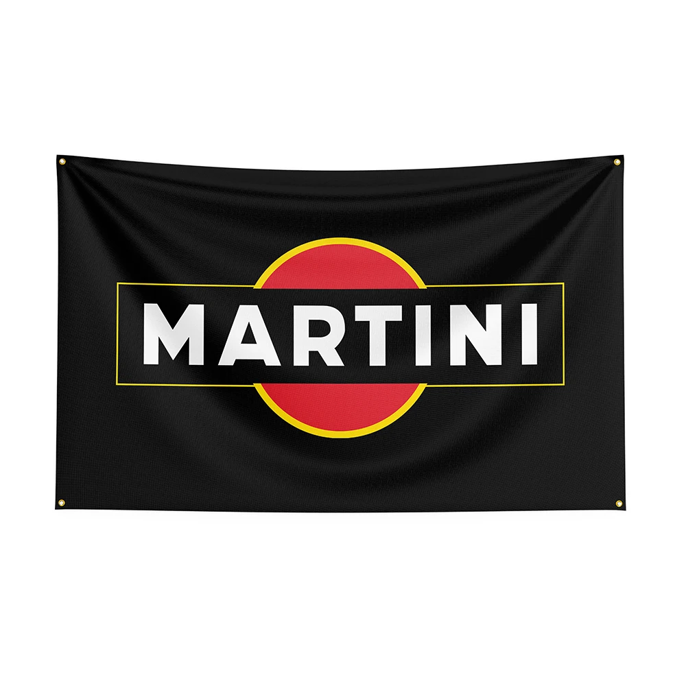90x150cm Martinio Vėliavos Poliesterio Spausdinami Lenktynių Automobilių Reklama Už Dekoro 1