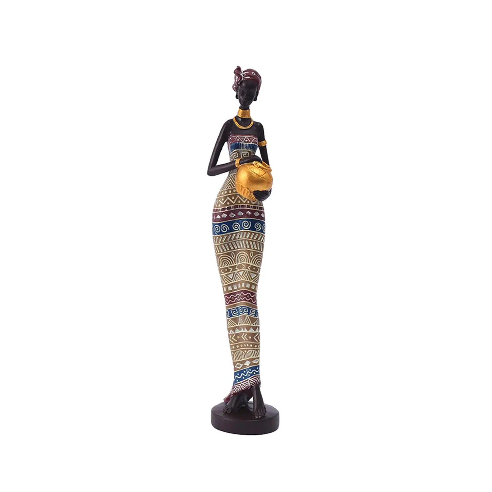 Moterų Skaičius Statula Meno Kūrinys, Kolekcines, Šiuolaikinės Afrikos Statulėlės Genčių Lady Skulptūra 