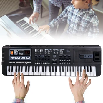 61 Klavišas Greitos Pradžios Elektros Klaviatūros Įrašymo Atkūrimo Elektroninių Fortepijono Muzikos Klaviatūros Įkvepiančių Muzikinių gabumų Vaikams, Žaislai