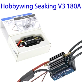Hobbywing SeaKing 180A V3 2-6s Vandeniui Brushless ESC Aušinimas Vandeniu Su 6 V/5A BEC Sistema RC Lenktynių Valtis