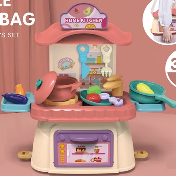 Vaikas Žaidžia Namuose Virtuvės Žaislai, Kūdikių Modeliavimas Maisto Gaminimo Indai Mini Virtuvės Ankstyvojo Ugdymo Virtuvės Žaislai, Dovanos Mergaitėms