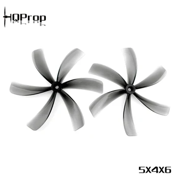 6Pairs(6CW+6CCW) HQPROP 5X4X6 5040 6-Blade PC Propeleris, RC Multirotor 5inch FPV Freestyle Cinewhoop Cinelifter Drones