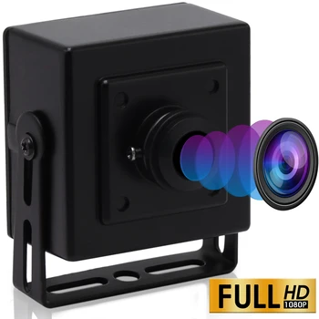 ELP 2MP FULL HD CMOS OV2710 1080P 30fps Kameros Vaizdo Mini Security USB Kamera su 180degree Plataus Kampo Fisheye Objektyvas