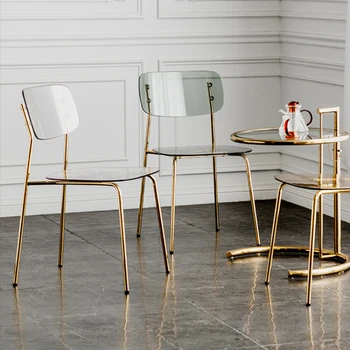 Skaidrus Lauko Valgomojo Kėdės, Virtuvės Minimalistinio Dizaino Vestuves Valgomojo Kėdė Atsipalaiduoti Paplūdimio Silla Comedor Baldai BL50CY