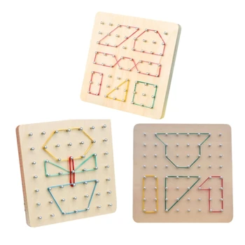 3-D Dėlionę Geometrijos Žaislas Ankstyvo Mokymosi Peg Valdybos Jutimo Spalva Rūšiavimo Vaikų Dovanų