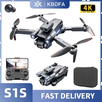 KBDFA Naujas S1S Drone 4k Profesional 8K HD Kamera, 5G, Sulankstomas Quadcopter Kliūčių Vengimo aerofotografija Brushless Dron Žaislas