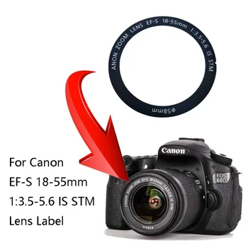 Naujas Priekinis Objektyvo Slėgio Žiedas Canon EF-M 15-45mm 1:3.5-6.3 YRA STM & EF-S 18-55mm 1:3.5-5.6 IS STM Dekoratyvinis Žiedas etiketės