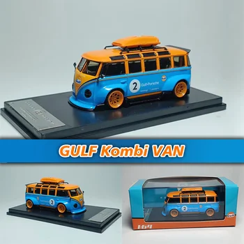PreSale Įkvėpti 1:64 Kombinuotas T1 Volkswide Įlankos Diecast Diorama Automobilio Modelio Surinkimo Miniatiūriniai Žaislai, Carros