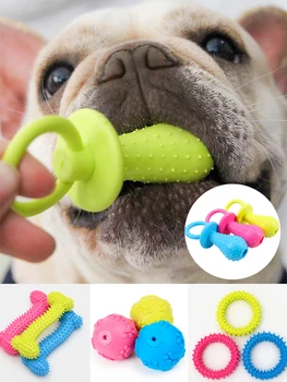 1Pcs Šuns Žaislai Mažiems Šunims Nesunaikinami Šuns Žaislas Dantų Valymas Kramtyti Mokymo Žaislai Naminių Reikmenys