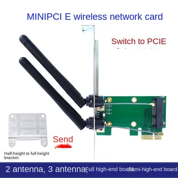MINI PCIE Į Desktop PCI-E integruotą Belaidžio ryšio Kortelės Riser Card/valdybos Palaiko Bluetooth