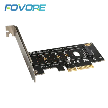 NAUJA PCI-E, PCI Express 3.0 X4, kad NVME M. 2 M KLAVIŠĄ NVMe PCIE SSD M2 Riser Card Adapteris Paramos 2230 2242 2260 2280 Tipas M. 2 SSD