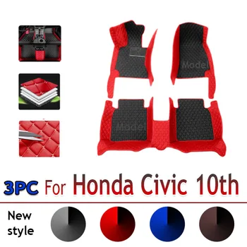 Honda Civic 10 2020 m. 2021 m. 2018 m. 2019 m. 2016 m. 2017 Automobilių Kilimėliai Kilimai Auto Interjero Priedai Apima Automobilių Transporto