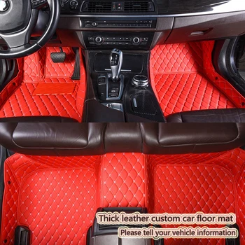 odos automobilio grindų kilimėliai Mazda 3 323 2006-2013 M. 2014 m. 2015 m. 2016 M. 2017 m. 2018 m Custom auto pėdos Padas automobilių kilimų dangtis
