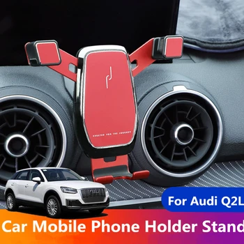 360 Pasukti Oro Angos Kalno Automobilių Mobiliojo Telefono Laikiklis Stovėti Audi Q2L GPS Mount Support 