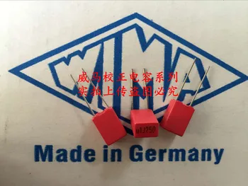 Nemokamas Pristatymas 10vnt/30pcs WIMA Vokietija kondensatorius MKS2 250V 0.1 UF 250V 104 P=5mm