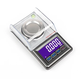 50g/0.001 g Tikslumo Skaitmeninės Miligramo Masto Mini Elektroninė Balanso Milteliai USB Masto Jutiklinio Ekrano LCD Aukso Papuošalai Karatų Masto