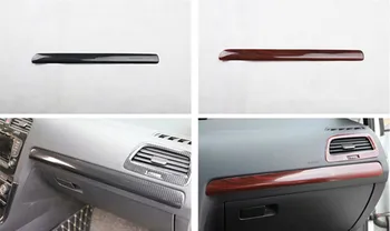 1pc Automobilių lipdukai ABS anglies pluošto grūdų Keleivio pusėje prietaisų skydelio apdaila padengti 2014-2019 Volkswagen VW golf MK7 7