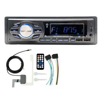 Automobilio Stereo LCD Vieną DIN Car Stereo Imtuvas Išmaniojo telefono Įkrovimo Funkcija Per USB Prievadą USB Peržiūros & Įkrovimo FM/AM/DAB Radijas