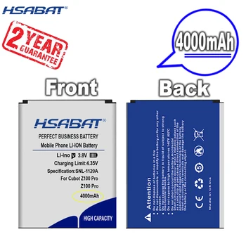 Naujas Atvykimo [ HSABAT ] 4000mAh Bateriją už Cubot Z100 Pro Z100Pro